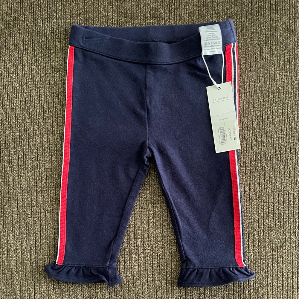 NWT Girl’s Janie and Jack Pants Size 12/18M